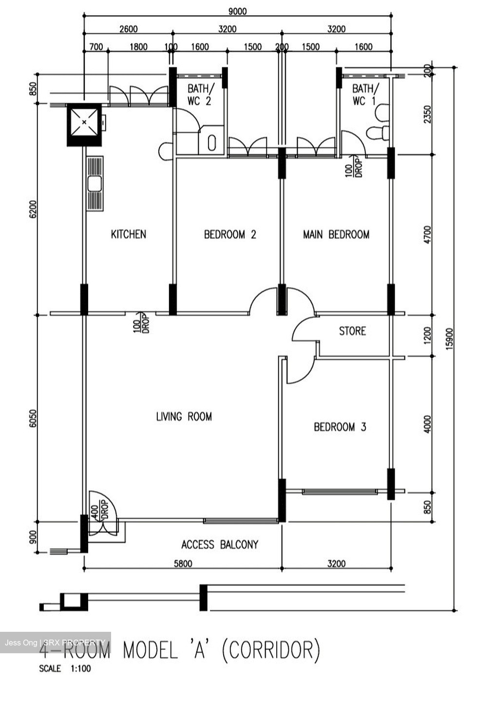 Blk 930 TAMPINES PALMSPRING (Tampines), HDB 4 Rooms #571475741